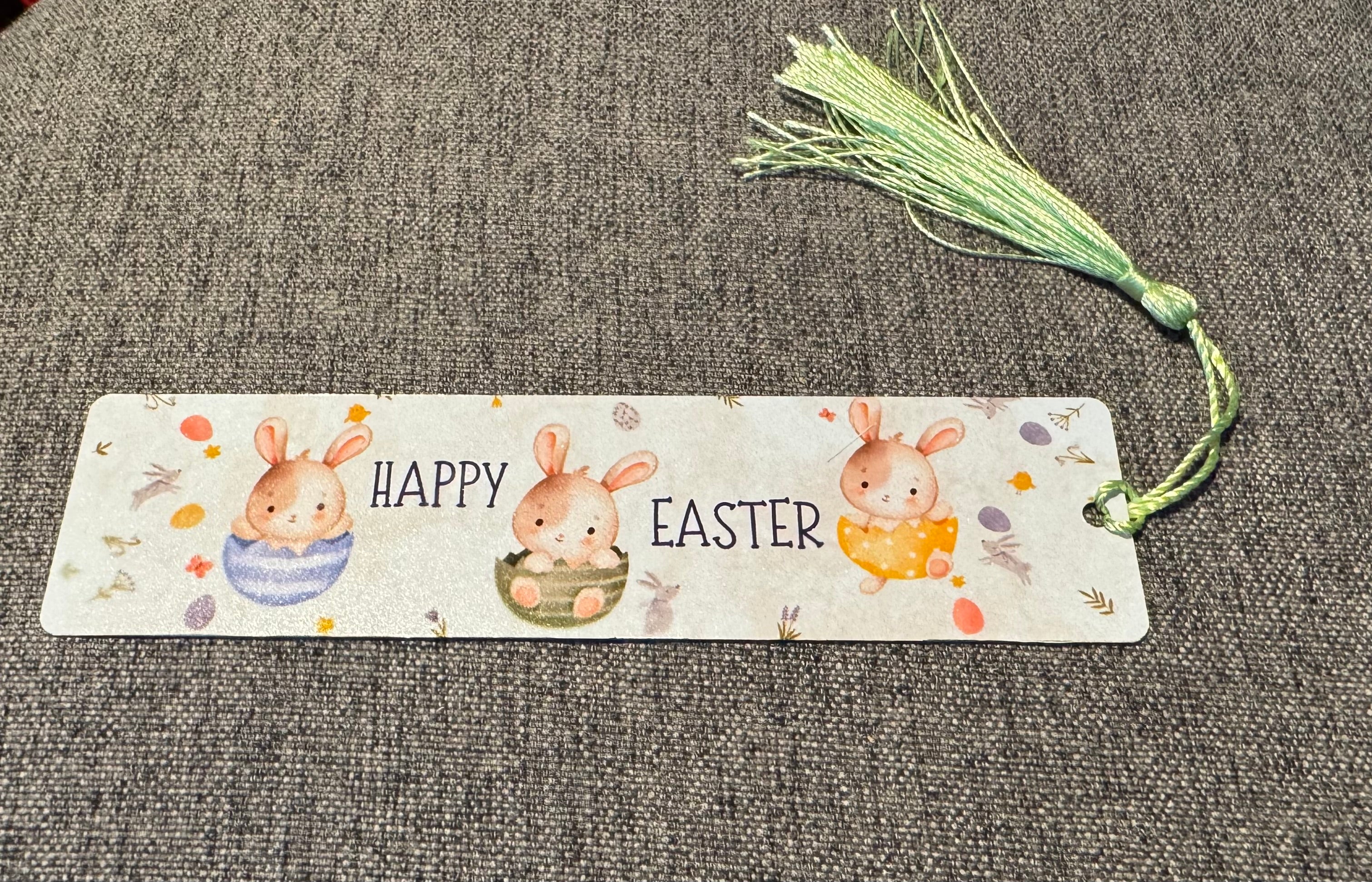 Easter bunny bookmark