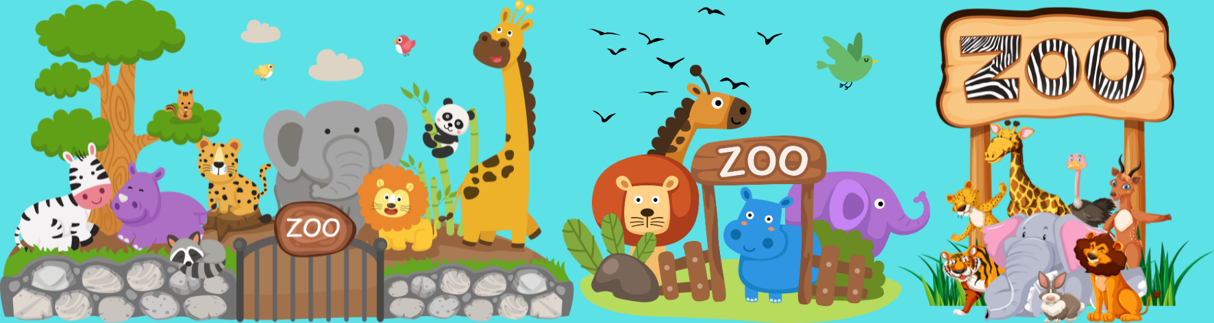 Children’s Zoo Animals Bookmark