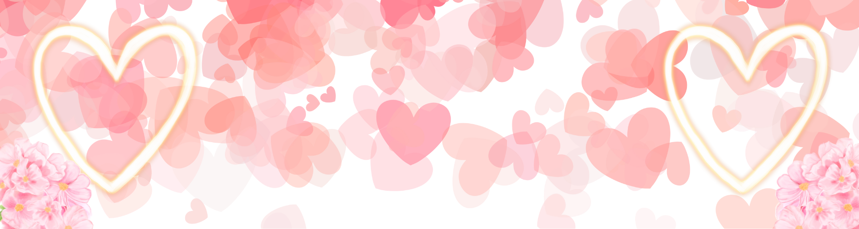 Heart Aluminium Bookmark – 15×4 cm Romantic Pastel Bookmark