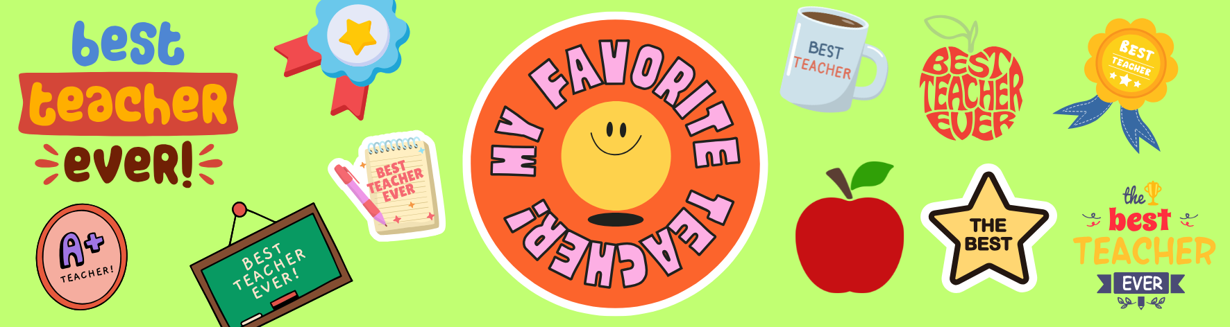 Best Teacher Ever Aluminium Bookmark – 15×4 cm Metal Teacher Gift